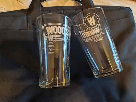 Photo of free New straight up pint glasses (Near Aston on Clun SY7) #1