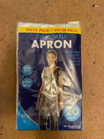 Photo of free Packet of disposable aprons (Bedminster Down BS13) #1