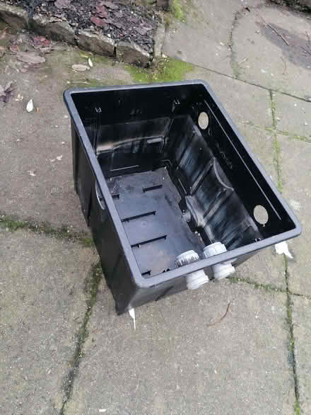 Photo of free Black crate with round holes in (Kendal LA9) #1