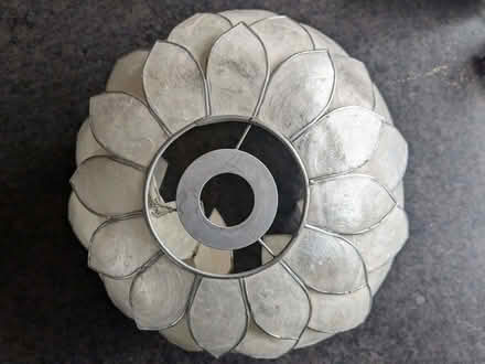 Photo of free Capiz shell ceiling lamp shade. Broken. (Kennington OX1) #2