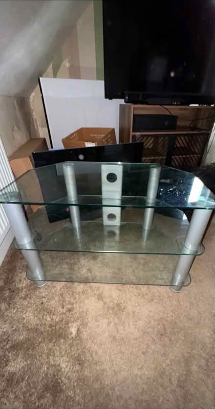 Photo of free Glass TV stand (GL4) #1
