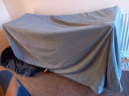 Photo of free Grey King size fitted sheet. (IP1) #1