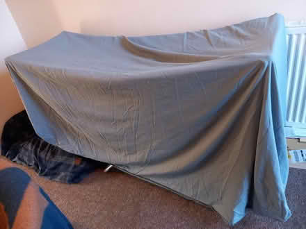 Photo of free Grey King size fitted sheet. (IP1) #1