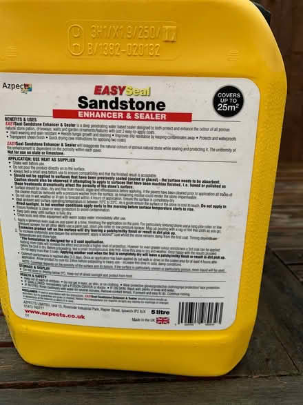 Photo of free EasySeal Sandstone Enhancer&Sealer (B31 4QH) #1