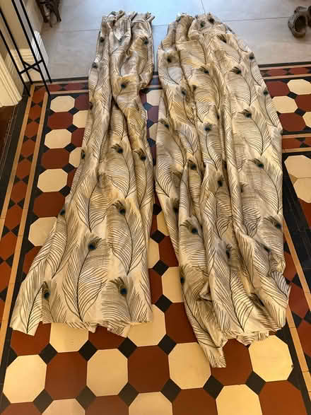 Photo of free Pair of Silk Blackout Curtains (SG4) #1