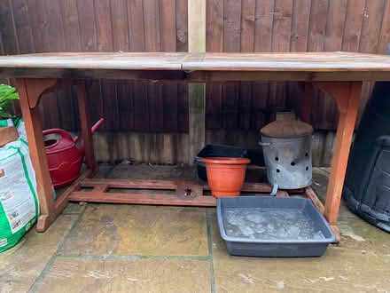Photo of free Wooden Garden Table (B31 4QH) #3