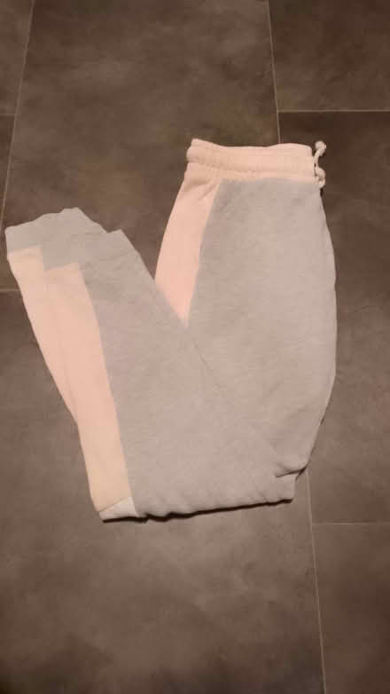 Photo of free Grey, cream and white trackie bottoms 9-10years (Norcot RG30) #1