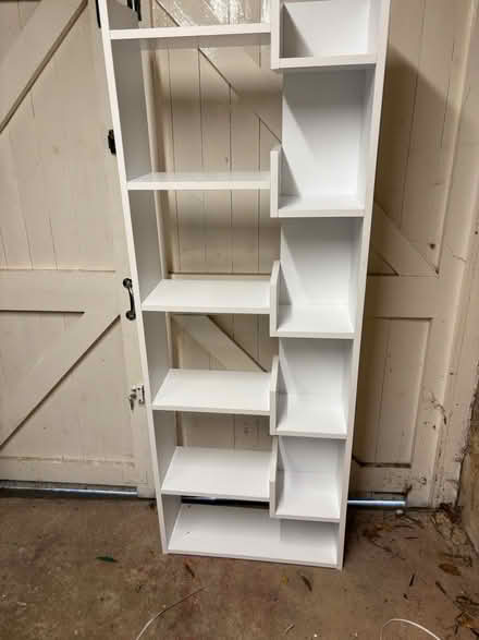 Photo of free White bookshelf (KT17) #1