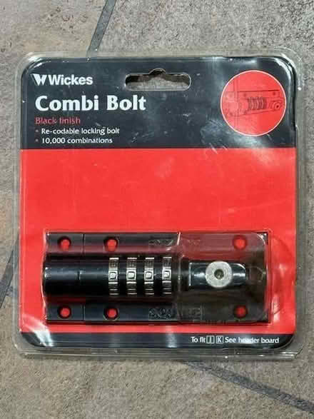 Photo of free Bolt with integral combination lock (Mimbridge GU24) #1