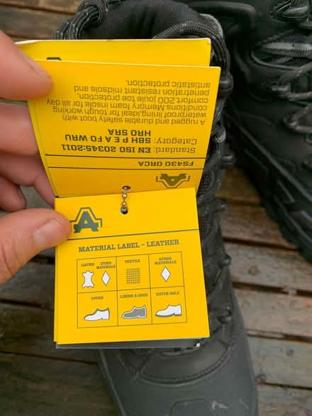 Photo of free Steel Toe Cap Boots (B31 4QH) #4