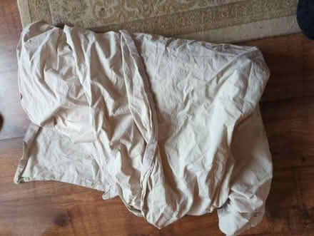 Photo of free King size bed sheet (torn) (Harringay N4) #1
