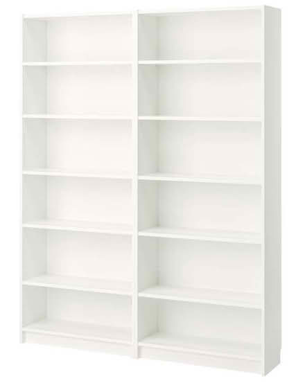 Photo of free IKEA book shelf - white (double) (Manor Park S2) #1