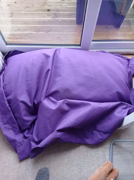 Photo of free Large purple beanbag (Chippenham) #3