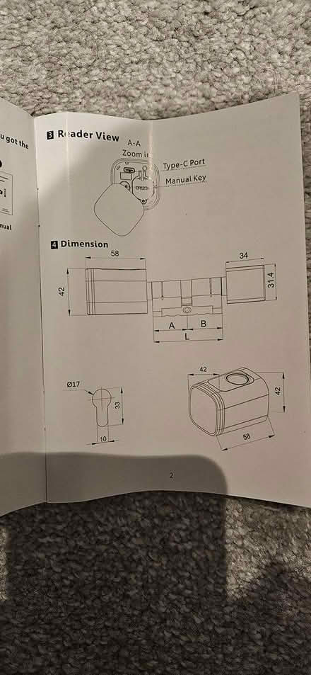 Photo of free Electronic smart door lock (West bridgford) #2