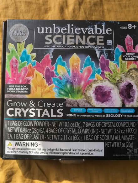 Photo of free Grow & create crystals kit(opened) (The Bronx, pickup Freeman 2/5) #1