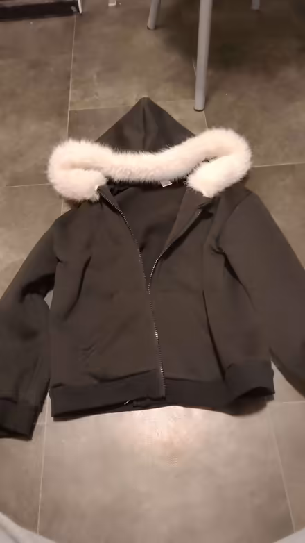 Photo of free Fur lined hooded black jacket 10years (Norcot RG30) #1