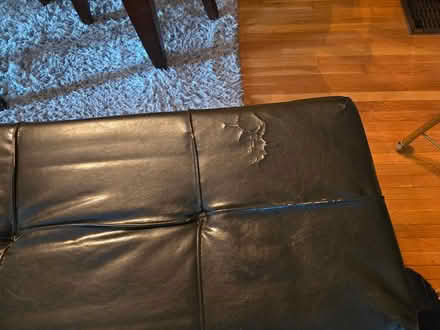 Photo of free Faux leather bench (Crestwood) #3