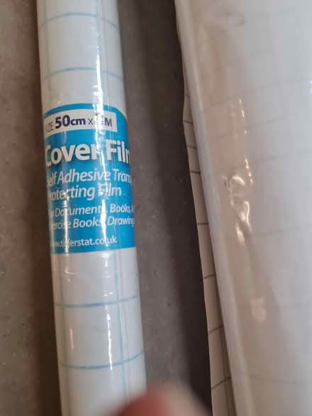 Photo of free 3m of unopened cover film for books (Putney SW15) #2