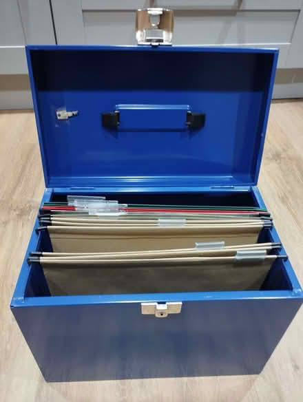 Photo of free Metal box file (Newport Pagnell MK16) #1