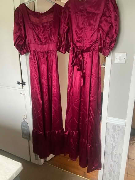 Photo of free Matching pair vintage bridesmaid dresses (Shardlow DE72) #1