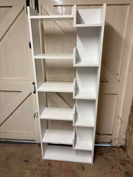 Photo of free White bookshelf (KT17) #2