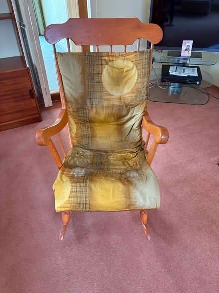 Photo of free Wooden rocking chair (Locks Heath) #1