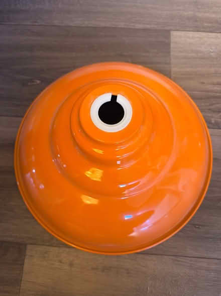 Photo of free Orange metal lampshade (Lords Wood ME5) #2