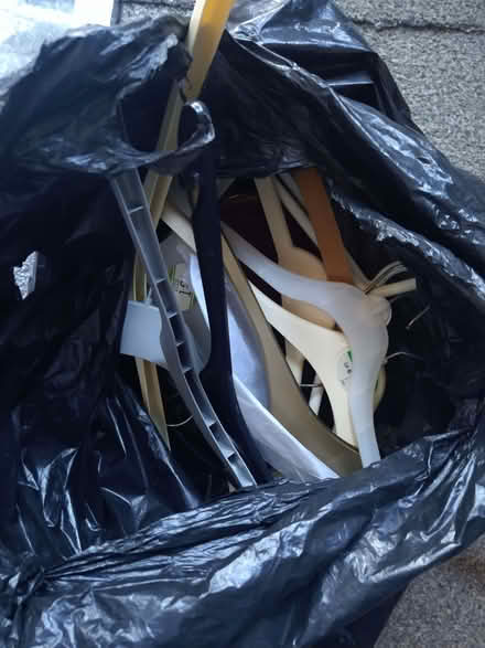 Photo of free Bag of hangers (Caister-on-Sea NR30) #1