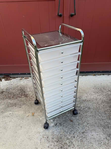 Photo of free Rolling Cart with 10 drawers (Downtown Mountain View) #1