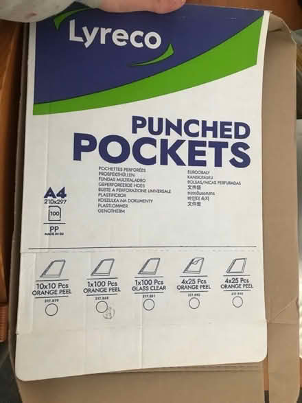 Photo of free Punched pockets (Davenport SK3) #1