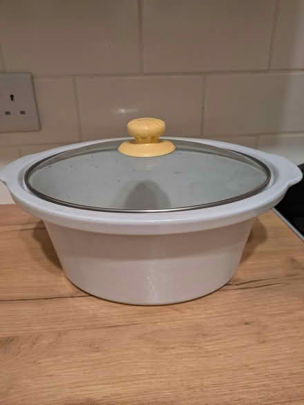 Photo of free Dish and lid only from slow cooker (Epsom Downs, KT17) #1