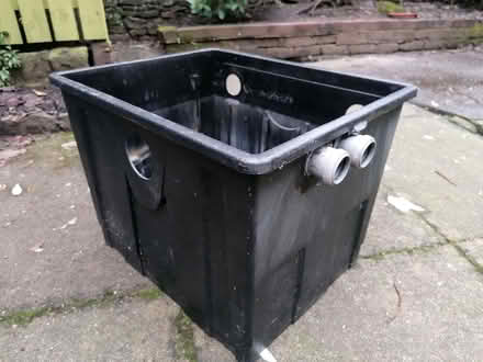 Photo of free Black crate with round holes in (Kendal LA9) #3