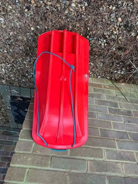 Photo of free Red plastic sled(ge) (The Hockering GU22) #1