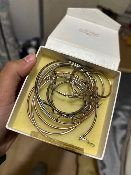 Photo of free Metal hoop earrings (North Road, Islington (N7 9)) #2