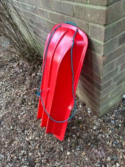Photo of free Red plastic sled(ge) (The Hockering GU22) #3