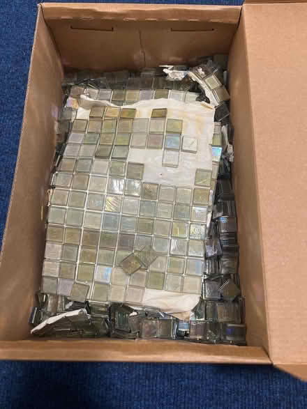 Photo of free Small tiles colourful clear glass (SE8 Deptford) #1