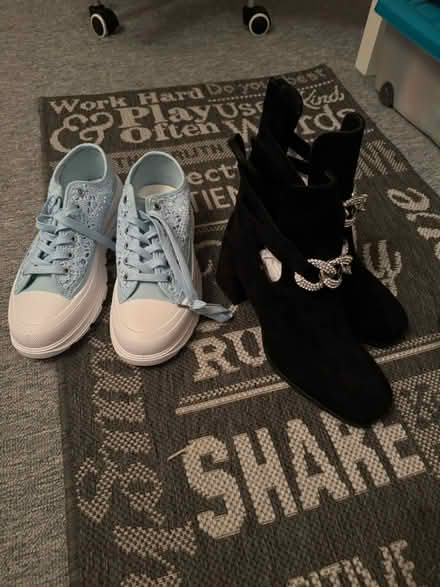 Photo of free X2 pairs of ladies size 8 shoes (M18 Abbey Hey) #1