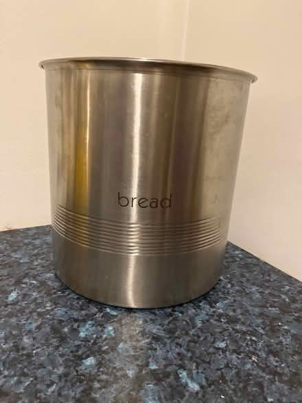 Photo of free Stainless steel bread bin (Lewes Nevill area) #1