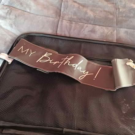 Photo of free Birthday sash (Northside of Dublin- Flexible) #1