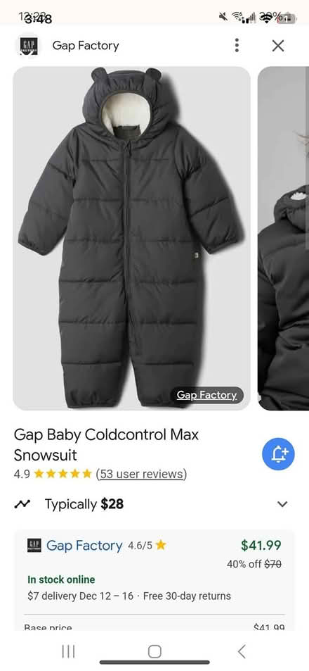 Photo of Boy snow suit 12/18 (Passaic Nj) #1