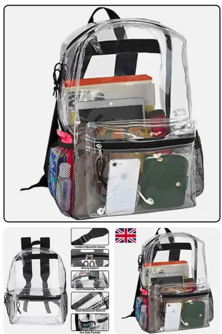 Photo of Transparent back pack (Walthamstow, E17) #1