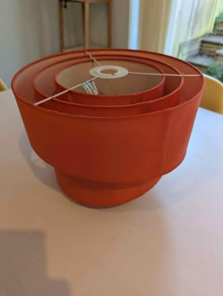 Photo of free Orange lampshade (BN3 7JG) #1