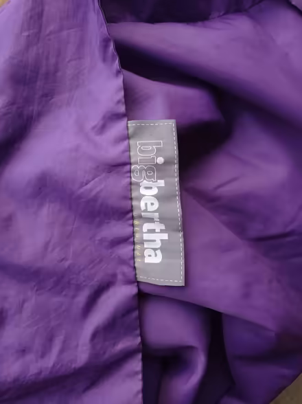 Photo of free Large purple beanbag (Chippenham) #2