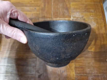 Photo of free Heavy mortar and pestle (Cheshunt EN8) #2