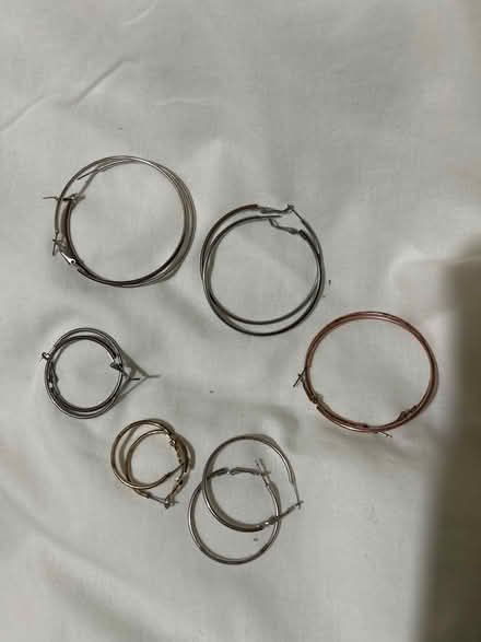 Photo of free Metal hoop earrings (North Road, Islington (N7 9)) #1