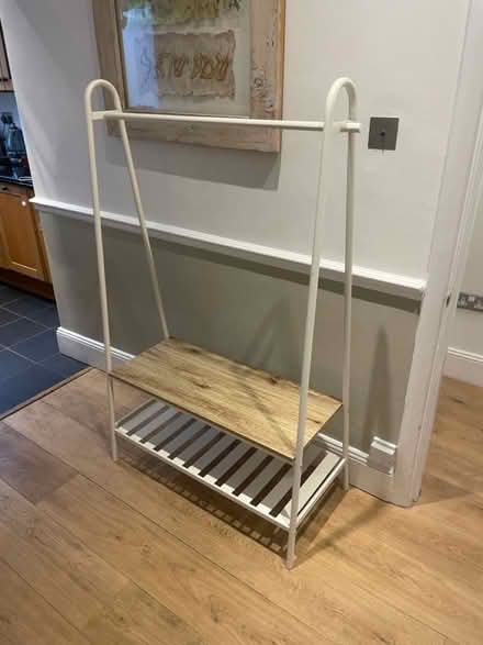Photo of free Clothes rail with shelf (SW19, Wimbledon Village) #1