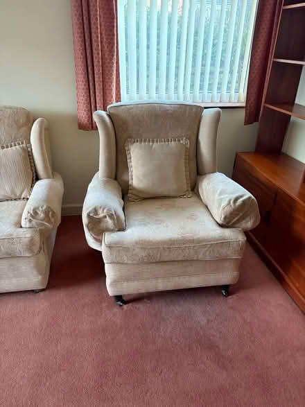 Photo of free 3 piece suite and 2 arm chairs (Locks Heath) #1
