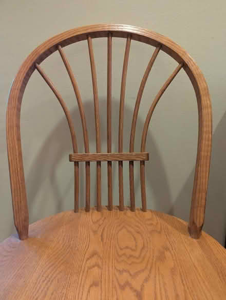 Photo of free Set of 4 oak dining chairs (Barkhamsted) #2
