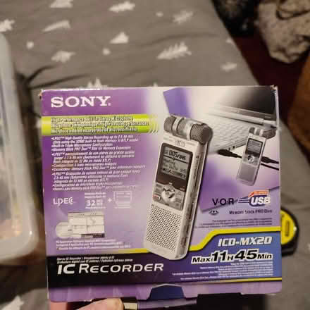 Photo of free Sony ICD-MX20 - Digital voice recorder (Church RG2) #2