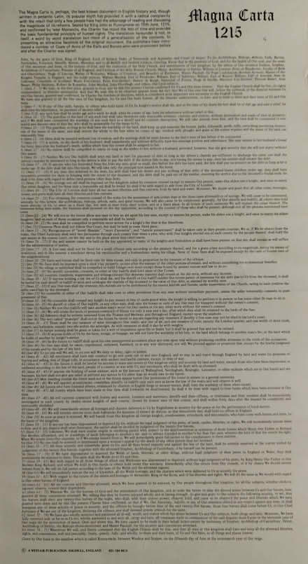 Photo of free Reproduction Magna Carta (Cainscross GL5) #2
